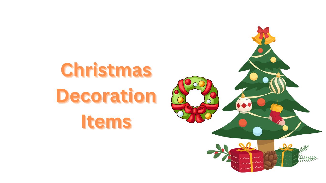 christmas decoration items names